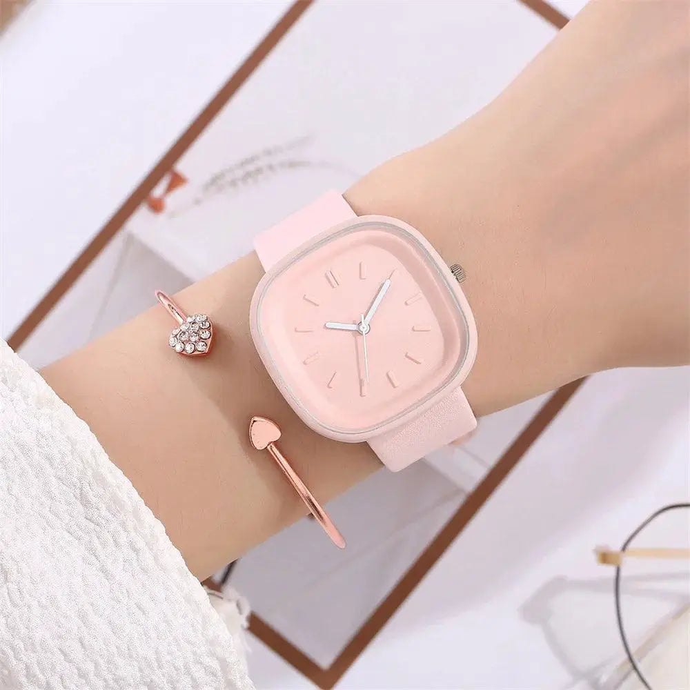 Elegant Square Quartz Watch For Fashionable Ladies — product view 10