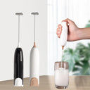 Mini Milk Frother for Effortless Foam Creation Lattes