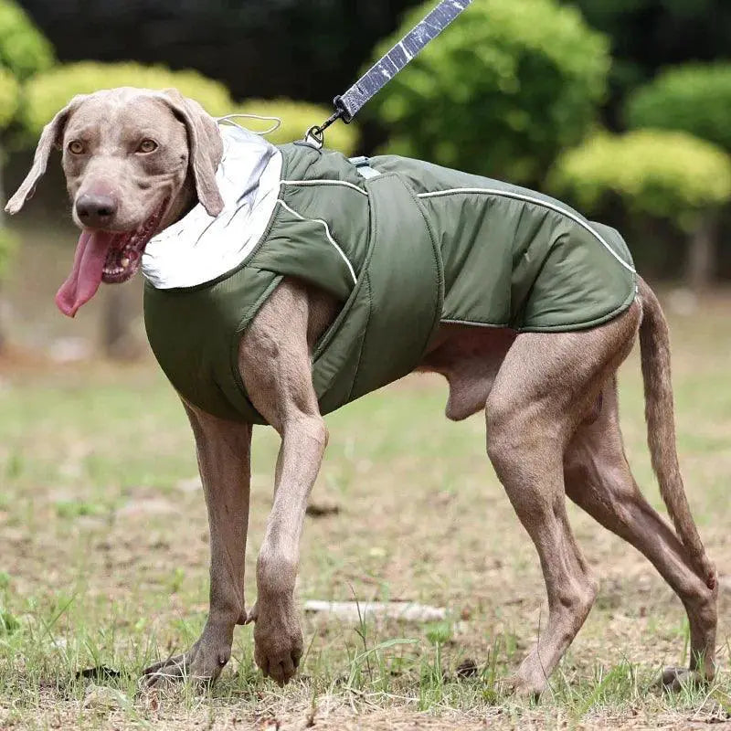 Cozy Luxury Winter Dog Jacket Waterproof Padded Warm