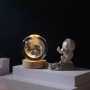 3D Crystal Ball Light Solar System Night Light