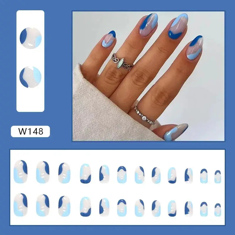 Reusable Floral Nail Tips for DIY Nails — product view 14