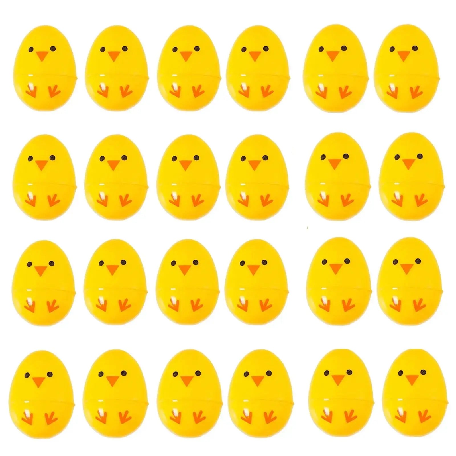 24 Pcs Filled Easter Eggs Basket Stuffers With Bunny Dolls