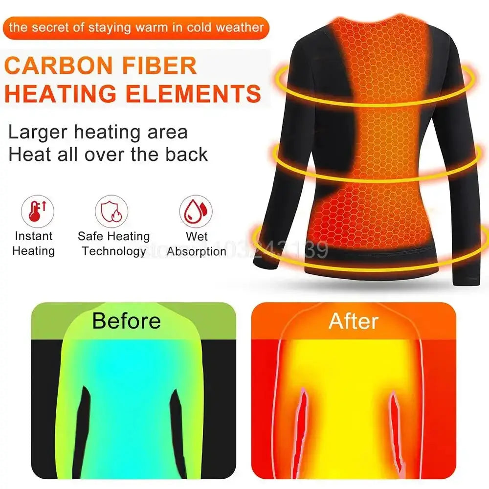 Winter Heated Jacket For Men And Women Motorcycle Gear