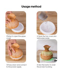 300ml Wood Grain USB Aromatherapy Diffuser With RGB Lighting