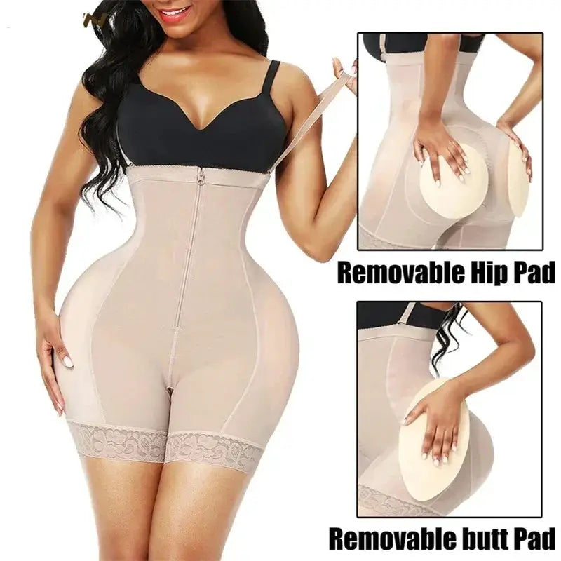 Colombianas Hip Pads Shapewear Butt Lifter Tummy Control