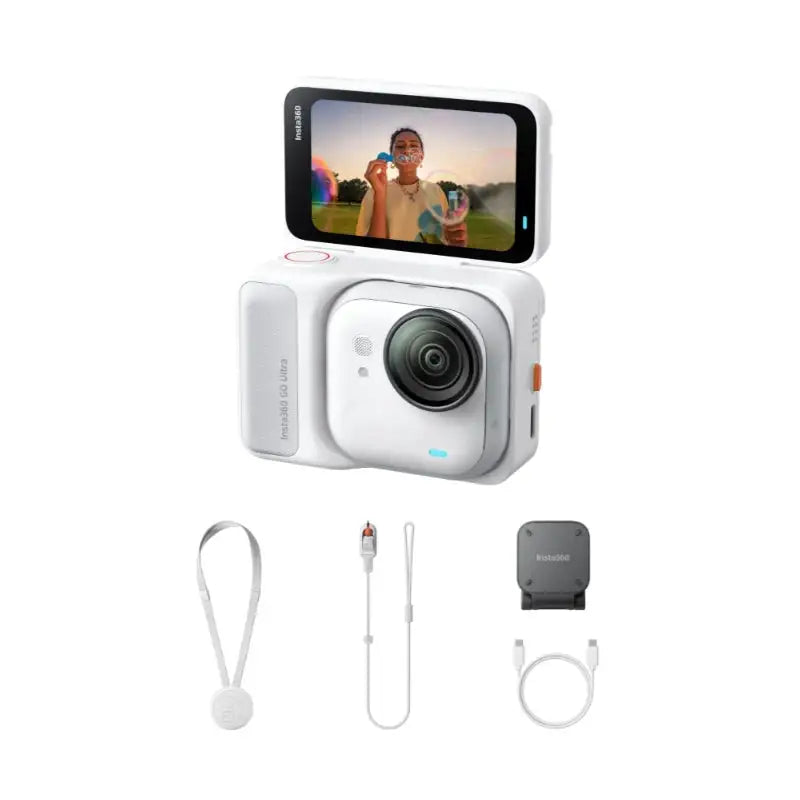 Insta360 GO Ultra Pocket Camera 1/1.28" sensor and 5nm AI chip 4K60fps Shoot for up to 200 minutes on a single charge