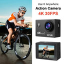 4K Action Camera For Outdoor Enthusiast Waterproof