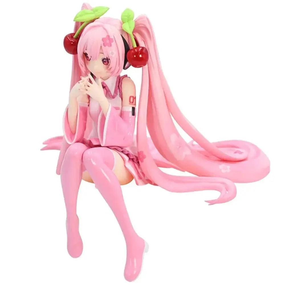 Cherry Blossom Pink Hatsune Miku PVC Figure Collectible