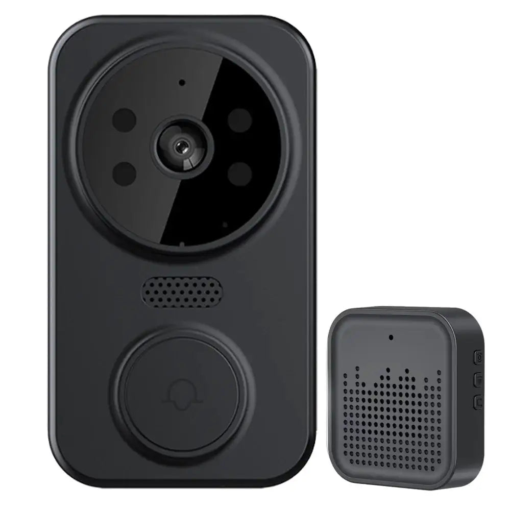 WiFi Smart Audio Doorbell Camera 2-Way Audio Wireless Visual Intercom Doorbell with Remote Monitor Indoor Outdoor Surveillance
