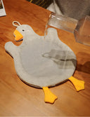 Cartoon Goose Hand Towel Kitchen Bathroom Toilet Quick Drying