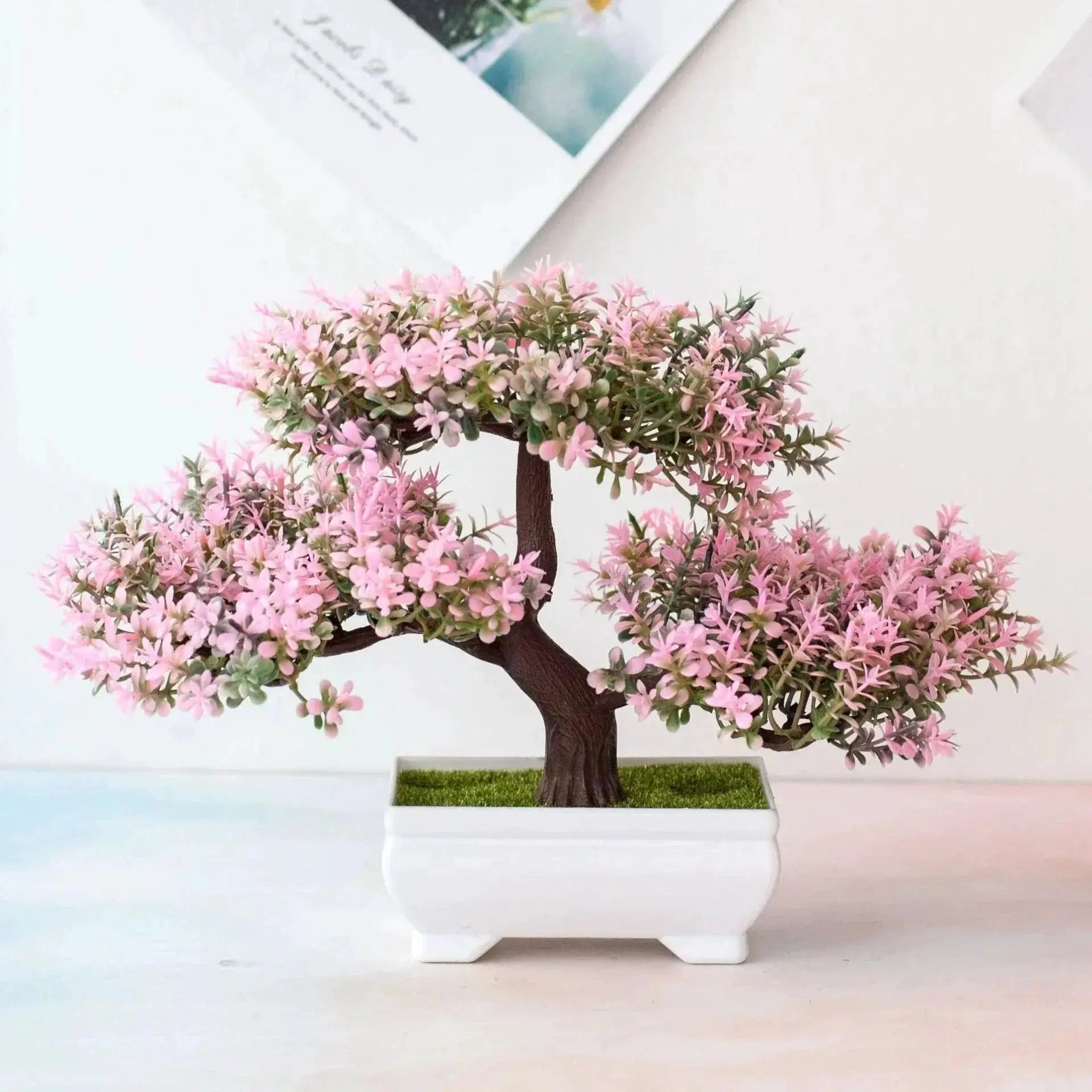 Lifelike Artificial Bonsai Plant for Home Office Decor