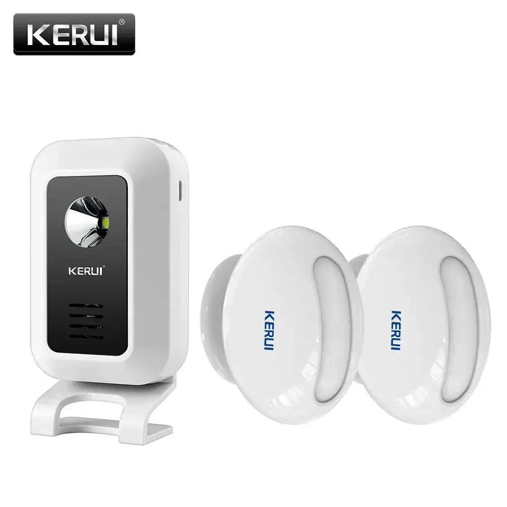 KERUI M7 Wireless Welcome Motion Sensor Security Alarm 32 Songs DoorBell Chime Smart Home LED Night Light Door Window Store Shop