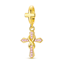 Golden Charm Beads Sterling Silver
