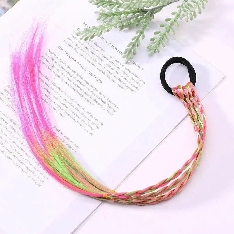 Colorful Girls Ponytail Headbands For Kids Hair Accessories