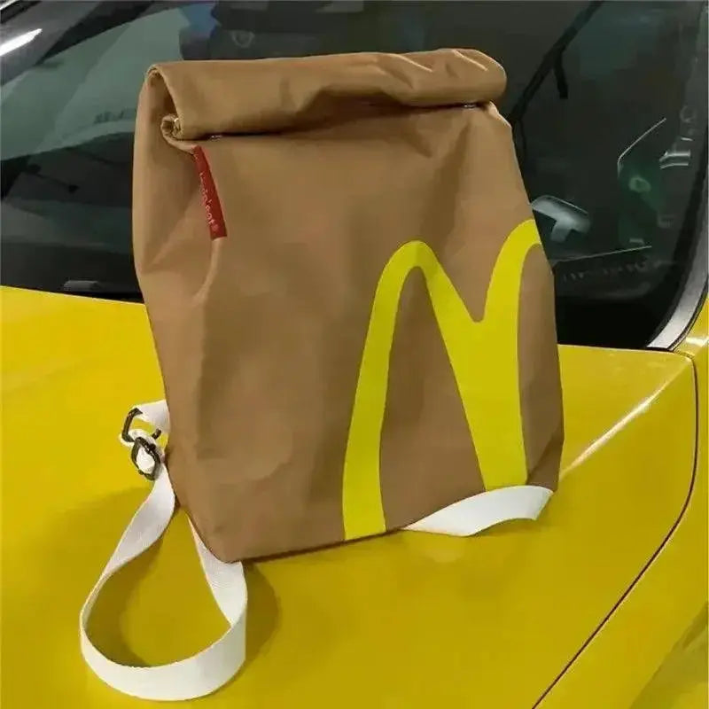 School Bag Polyester Paper Bag Backpack For Women Stylish