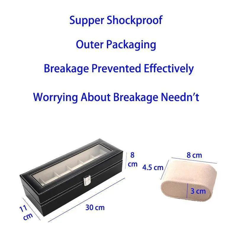 Luxury Watch and Jewelry Storage Box Stylish Organizer Case
