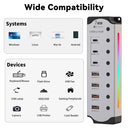 Aluminum Hub - Fast External Storage Link.