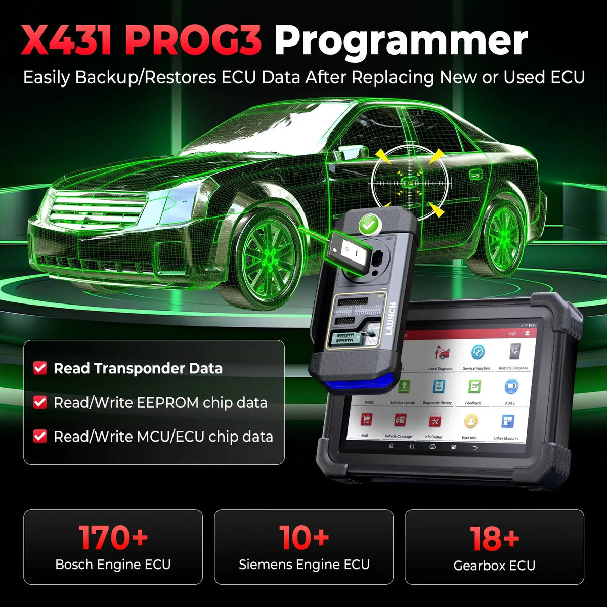 LAUNCH X431 IMMOPlus Car Key Programmer Programming Tool Automotive Diagnostc Scanner Autoscanner Auto Diagnost Immobilizer 2 Years Free Update