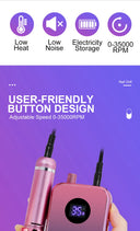 Nail Drill: Professional Portable Electric Nail Drill Machine