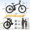 Inch Folding Mountain Bike Adult
