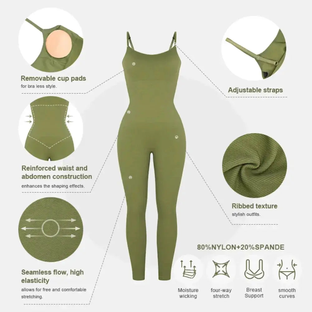 Seamless Womens Corset Jumpsuit For Slimming And Support