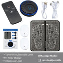 EMS Foot Massager Mat Electric TENS Feet Massager Pad Foldable Massage Mat Muscle Stimulation Fisioterapia Terapia Fisica Salud
