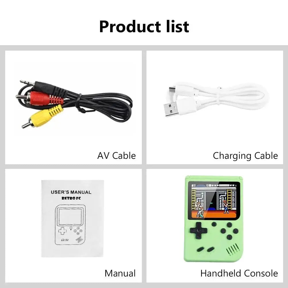 Portable Retro Game Console With 400 Games Family Fun