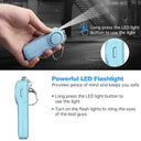130dB Personal Safety Alarm Keychain Reliable Alarm Light
