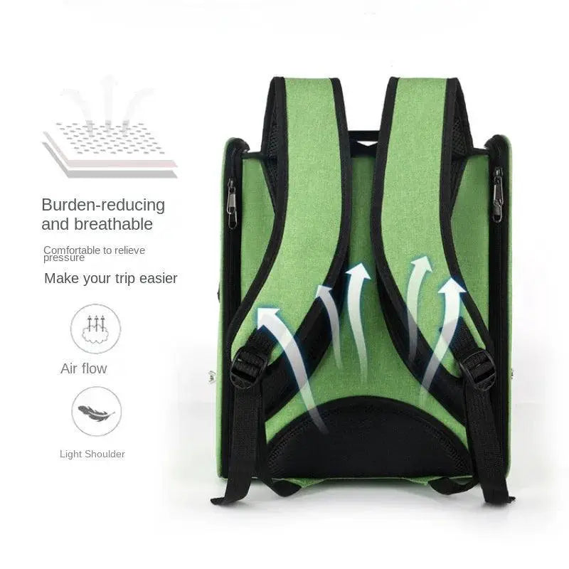 Parrot Adventure Backpack Stylish Outdoor Bird Carrier Bag