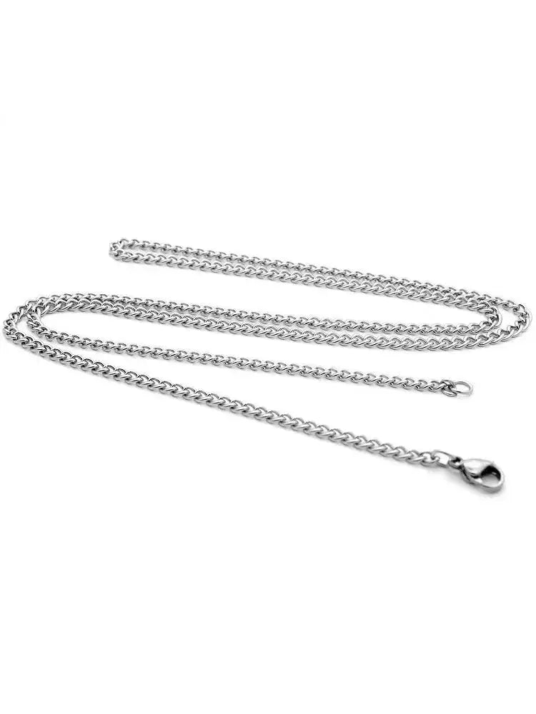 Men Stainless Steel Chain Necklace Titanium Jewelry