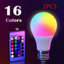 Smart RGB LED Bulb - Dimmable Remote Control