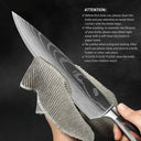 Razor Sharp Damascus Knife Set for Chefs