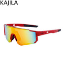 Trendy Oversized Rimless Sports Sunglasses UV400 Protection
