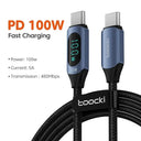 Toocki Usb C Cable With Led Display 100W