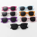 Trendy UV400 Square Sunglasses for Kids Stylish Eyewear