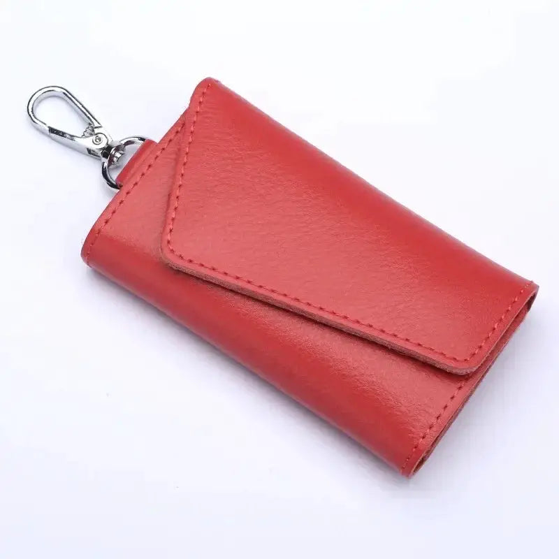 Genuine Leather Keychain For Men Key Holder Organizer Pouch