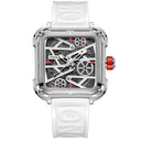 Gold Mens Skeleton Automatic Watch