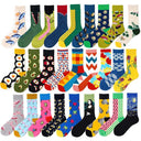 Quirky Happy Cotton Unisex Socks for EU Sizes 36-43