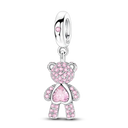 Pink Dance Shoes Charm Bead