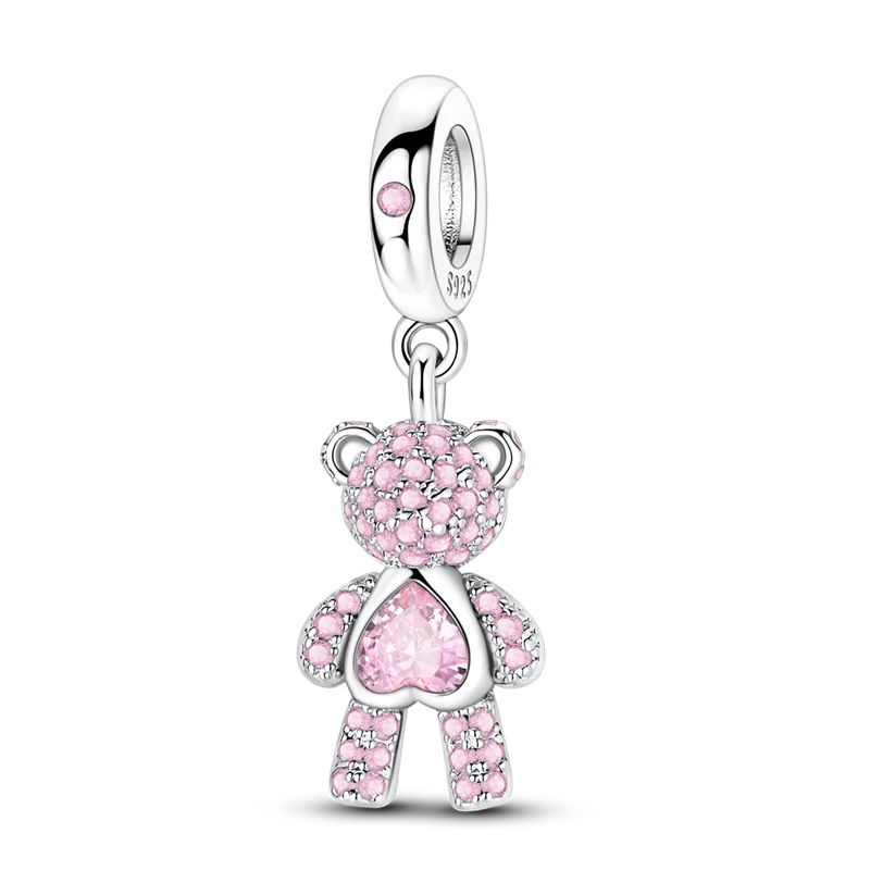 Pink Dance Shoes Charm Bead