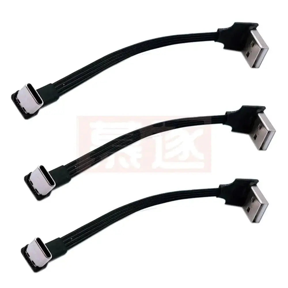 90 Degree Angled USB C Data Cable Fast Charging Connectivity