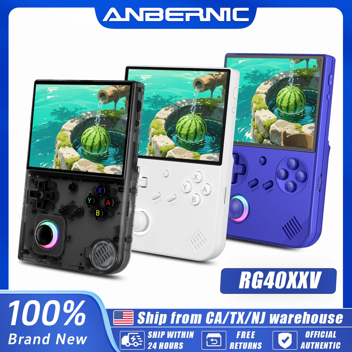 ANBERNIC V Retro Handheld Game Console '' IPS Screen Preloaded — product view 1