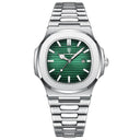 Square Stainless Steel Men Quartz Watch