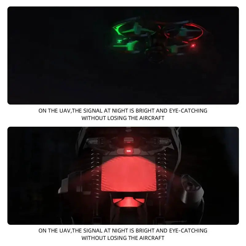 Universal LED Motorcycle Warning Lights 7 Colors USB Strobe