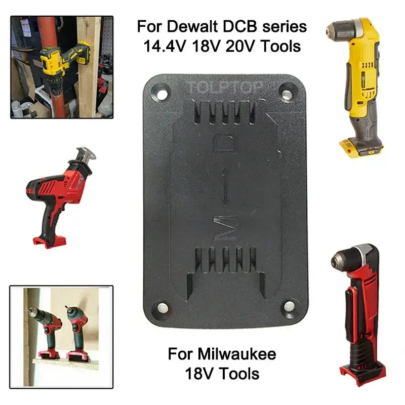 Milwaukee Battery Tools Wall Mount Tool Holder Unit