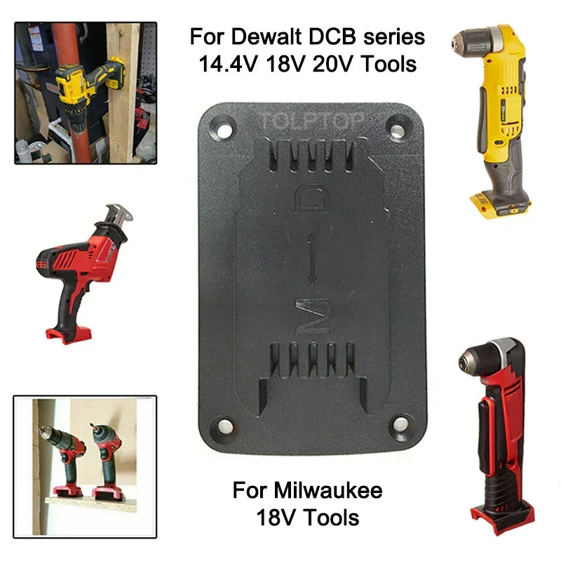 Milwaukee 14.4V Battery Tool Wall Mount Holder Compact