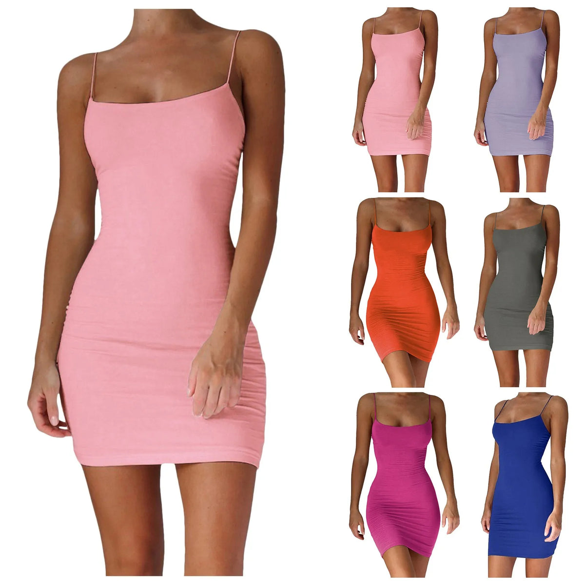 Stretch Cami Bodycon Mini Dress