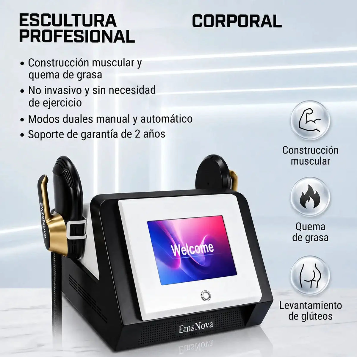 ‌Eletric Muscle Stimulator EMS 15T 6500W 200HZ Portable Body Shaper Professional Body Sculpting Fat Reduction‌ Home Beauty Tools