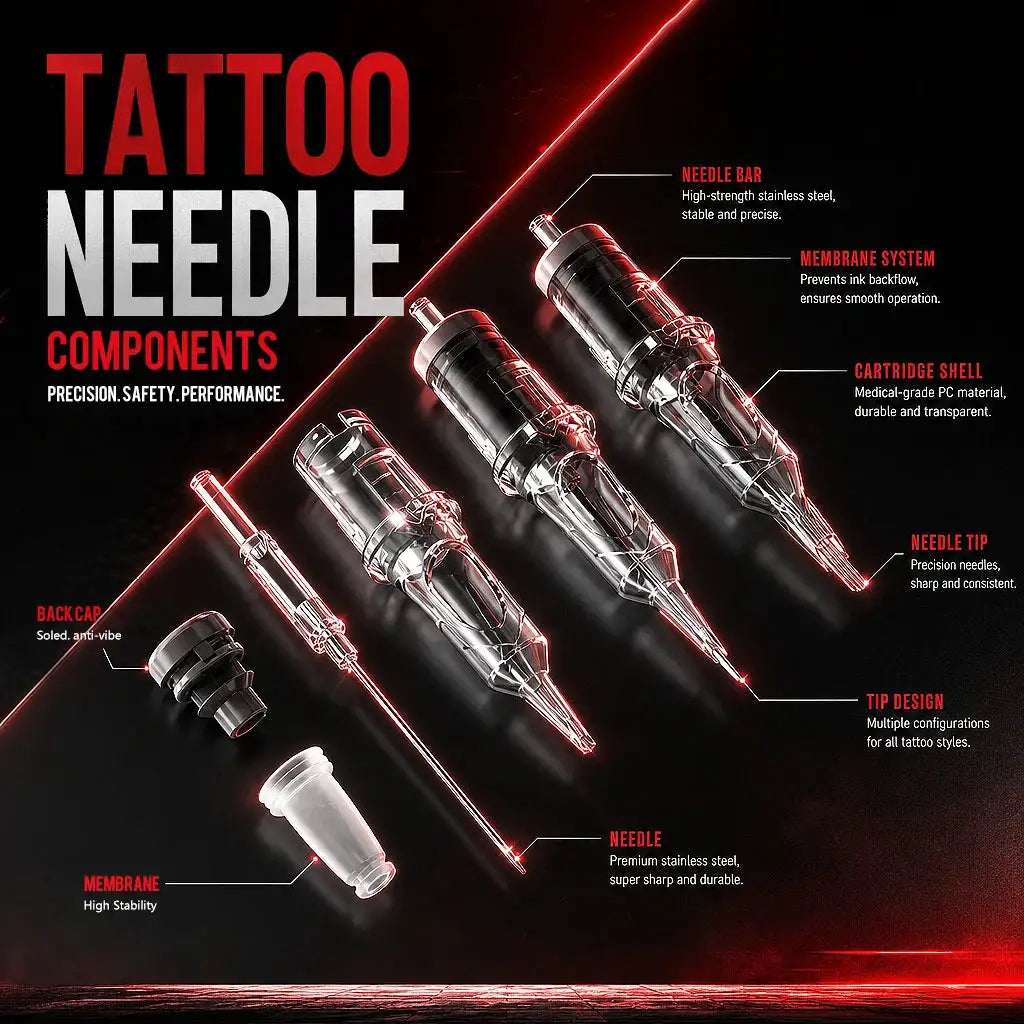 XNET New X-RAY 20pcs Tattoo Cartridges Needle Disposable Silicone Sterilized Safety Tattoo Needles for Rotary Tattoo Machine