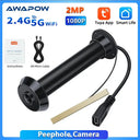 Awapow Tuya Smart Peephole Doorbell 1080P WiFi Night Vision Never Miss A Visitor